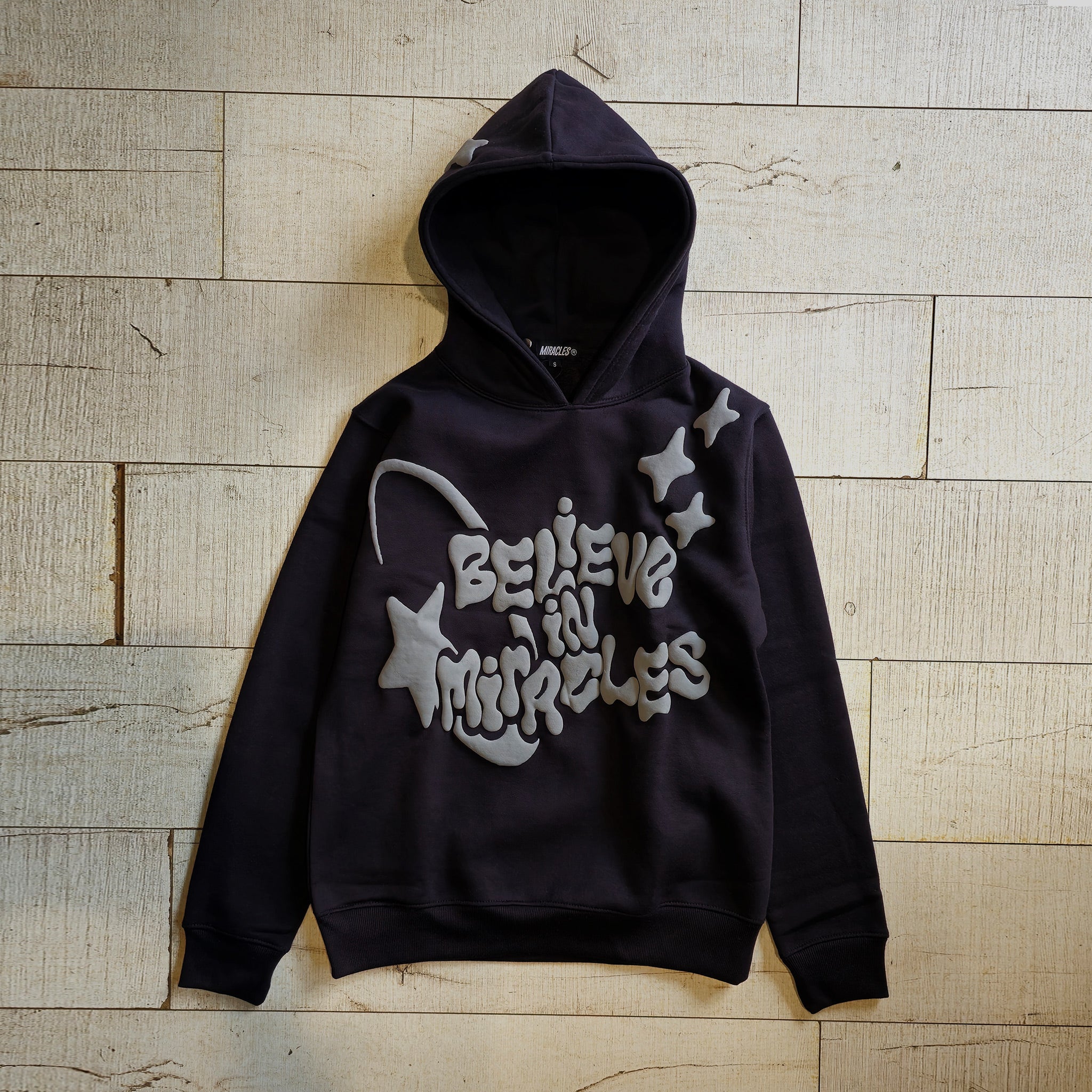 Believe in Miracles Puff Print Hoodie – Clues - Main Image