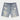 Distressed Raw Hem Denim Shorts