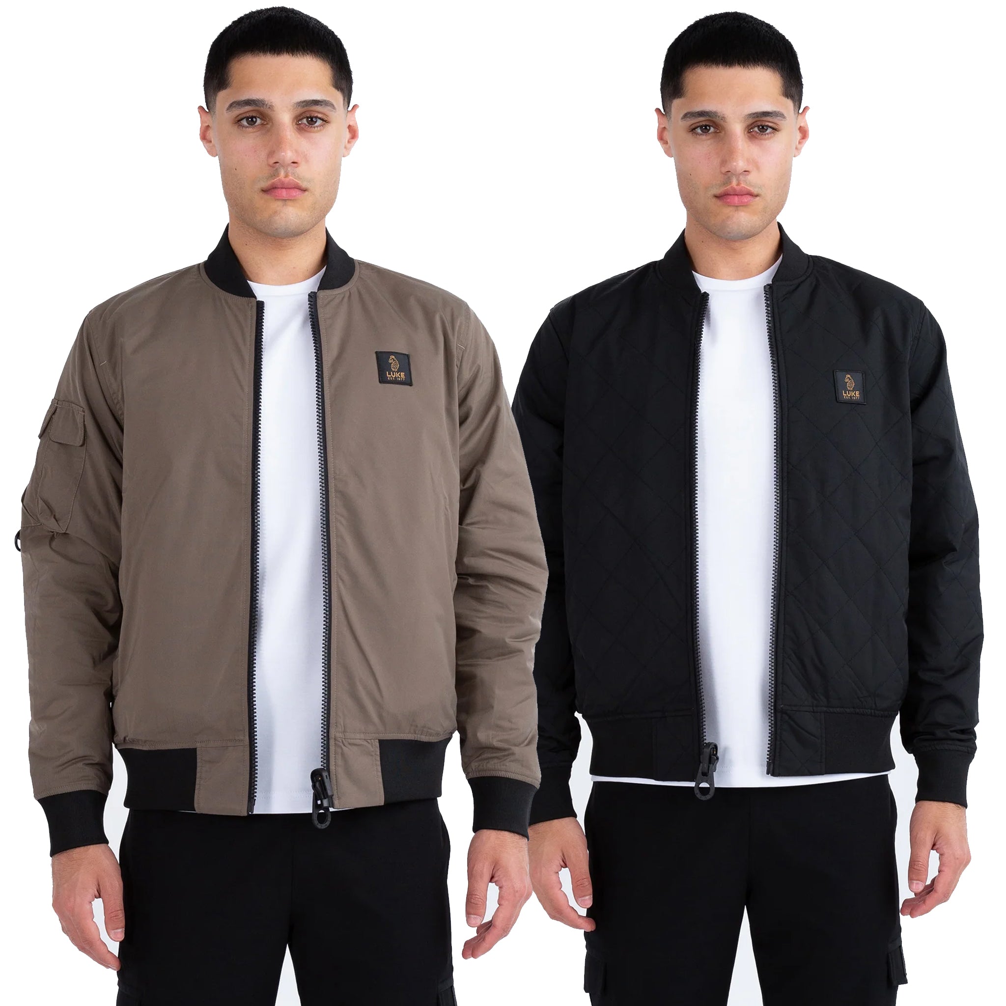 Reversible bomber outlet