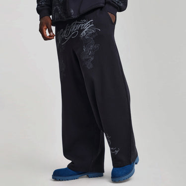 Shadow Graphic Balloon Joggers