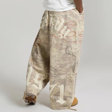 Camo Balloon Cargo Pants