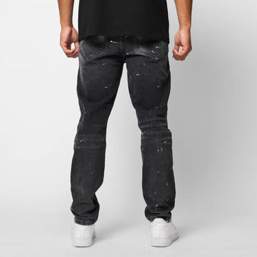 Castello Distressed Tapered Jeans