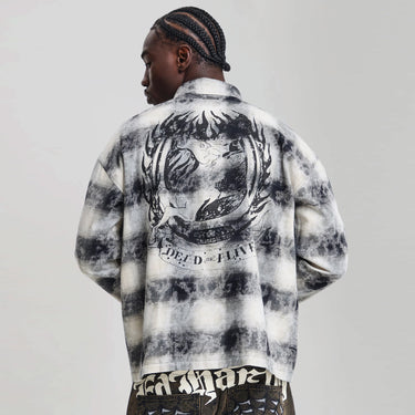 Dead Or Alive Acid Wash Graphic LS Shirt