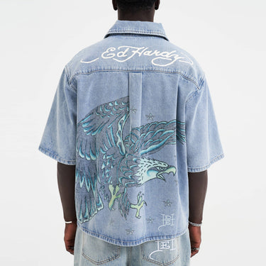 Eagle & Stars Relaxed Denim Shirt