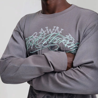 Flying Skulls Relaxed LS T-Shirt