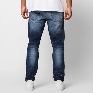 Genova Distressed Tapered Jeans