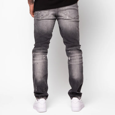 Gianni Distressed Tapered Jeans