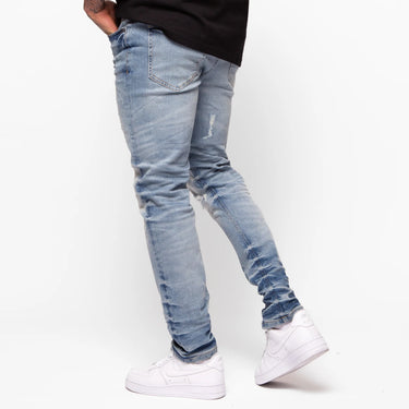 Impilati Distressed Tapered Jeans