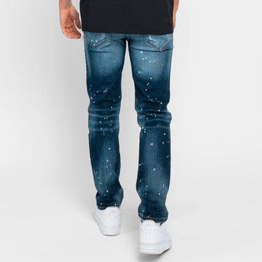 Liguri Distressed Tapered Jeans