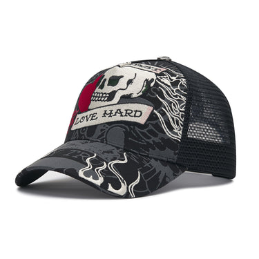 Live Fast Love Hard 5 Panel Trucker Cap
