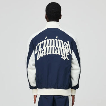 Micro Sherpa & Nylon Track Top
