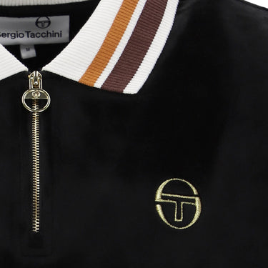 Mahony Velour Zip Polo Shirt