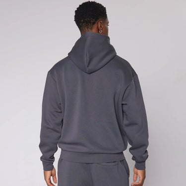 Mono Badge Relaxed Hoodie