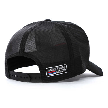 Paris Plaque Distressed Mesh Trucker Cap