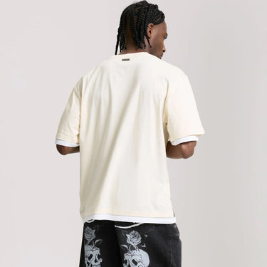 Punk Double Layer Relaxed T-Shirt