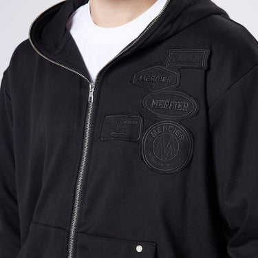 Rivet Zip Up OG Badge Hoodie